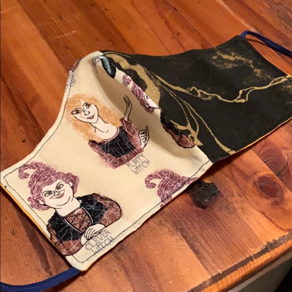 Hocus pocus witchy face mask